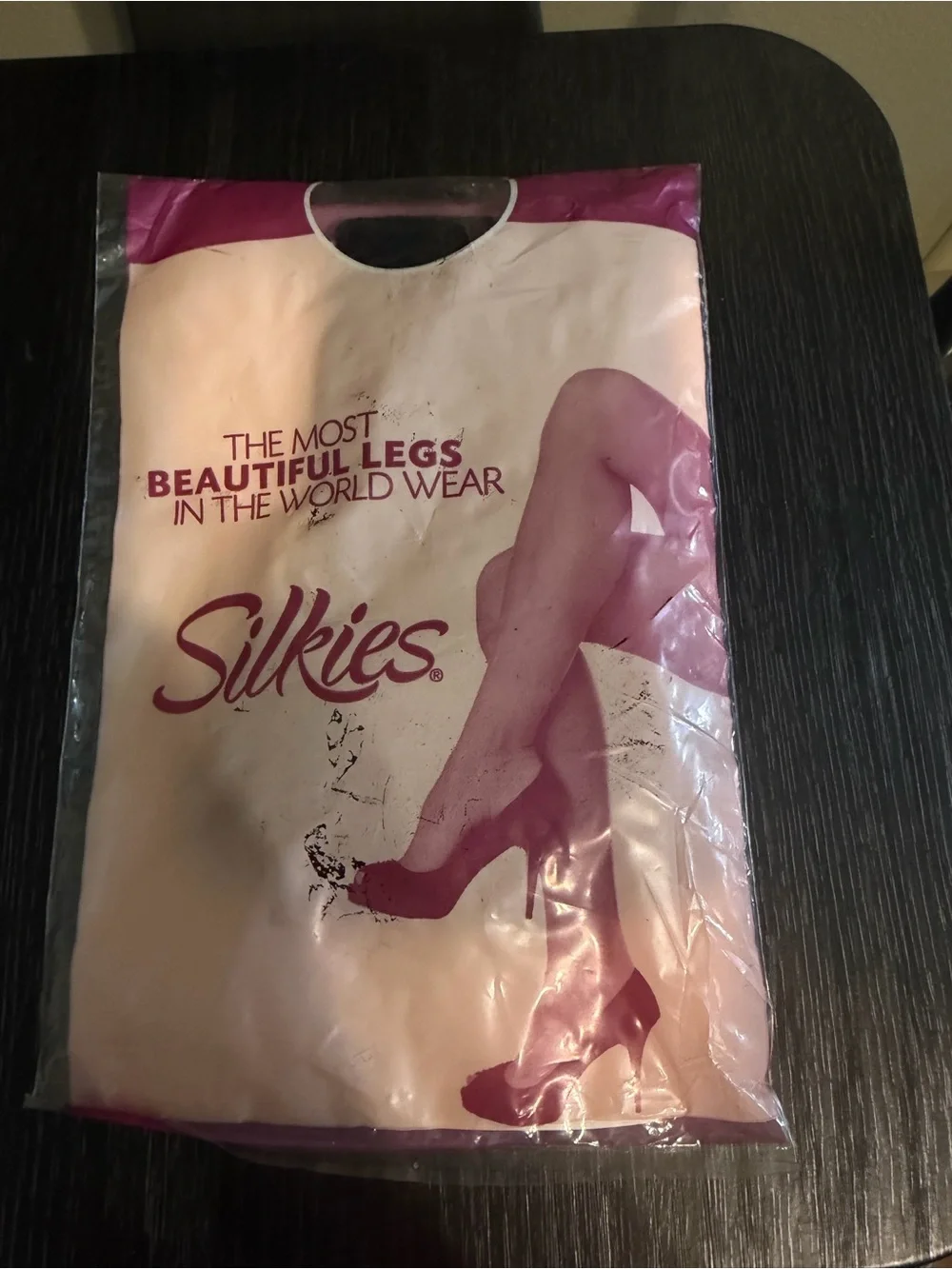 Silkies Classic Ribbed Black Trouser Socks NIP